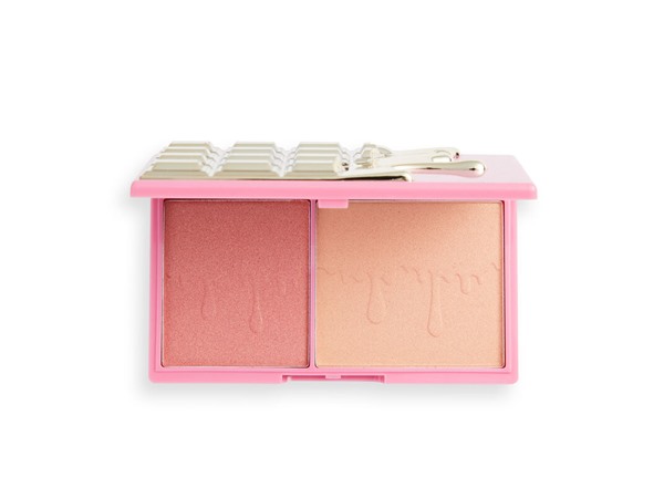 I Heart Revolution Rose Fizz Blush and Highlighter